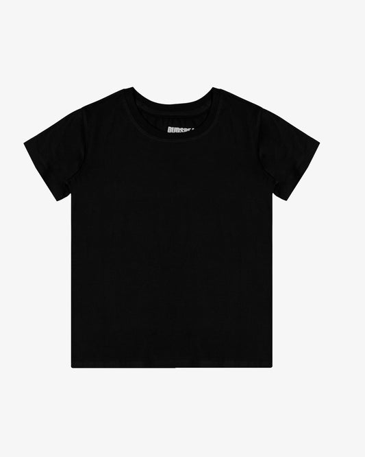 Comfort Fit Black Cotton Women's T-Shirt