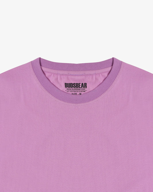 Crop Fit Lavender Cotton Women's T-Shirt